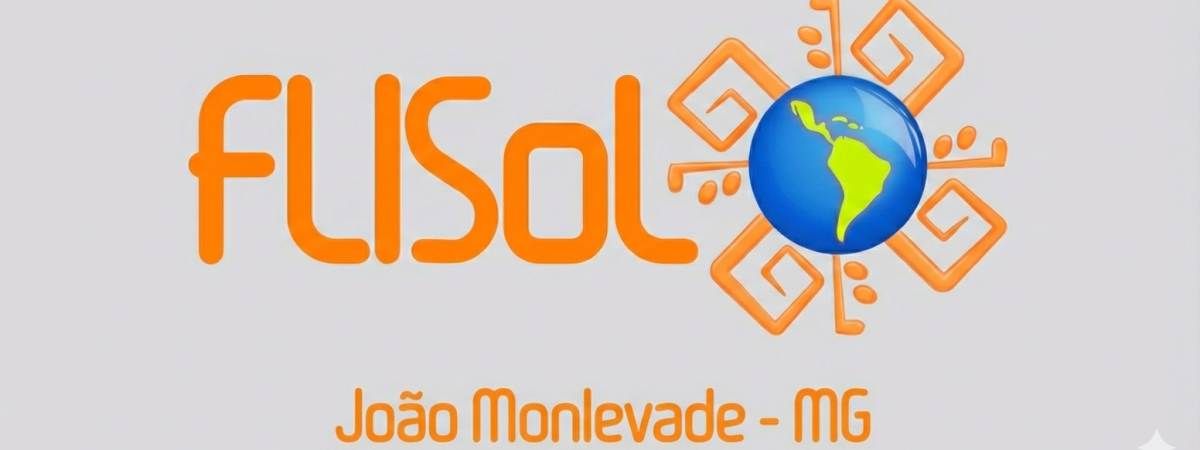 logotipo do flisol com o nome "João Monlevade - MG" logo abaixo